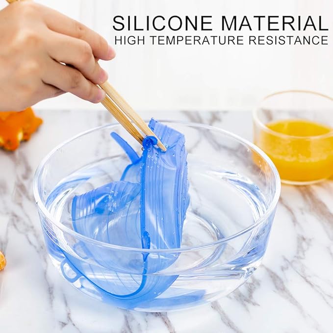 30 TAPAS DE SILICON REUTILIZABLES